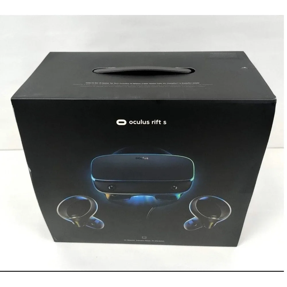 Oculus Rift S PC-Powered VR Gaming Headset Controllers Complete Box Discontinued